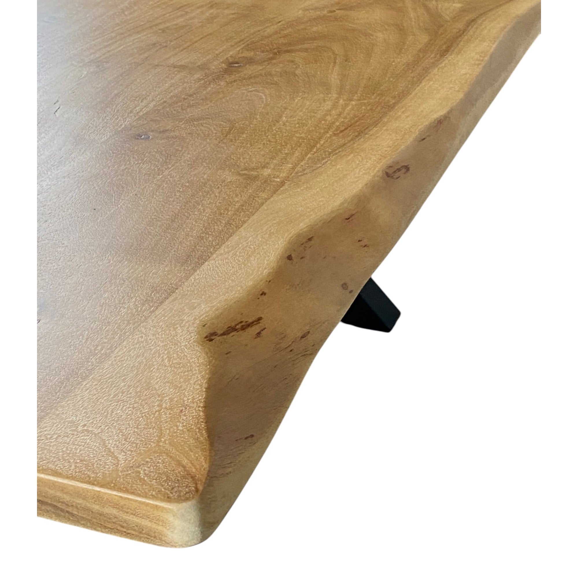 Table basse bois massif pieds métal X - BERGEN