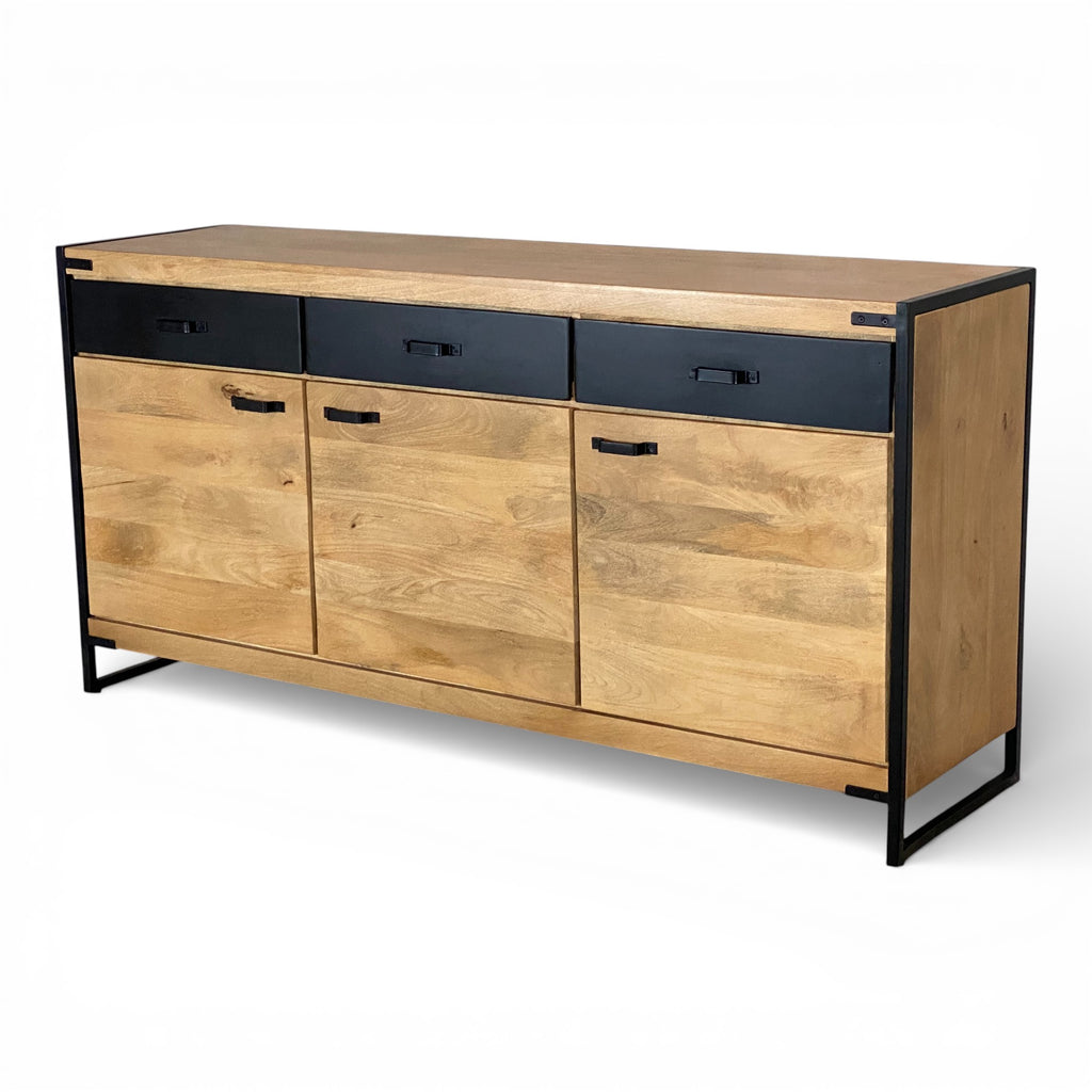 Buffet 170 cm en bois massif de manguier - WEST