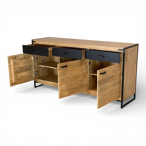 Buffet 170 cm en bois massif de manguier - WEST