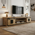 Meuble TV 180 cm en bois massif de manguier - RAILWAY