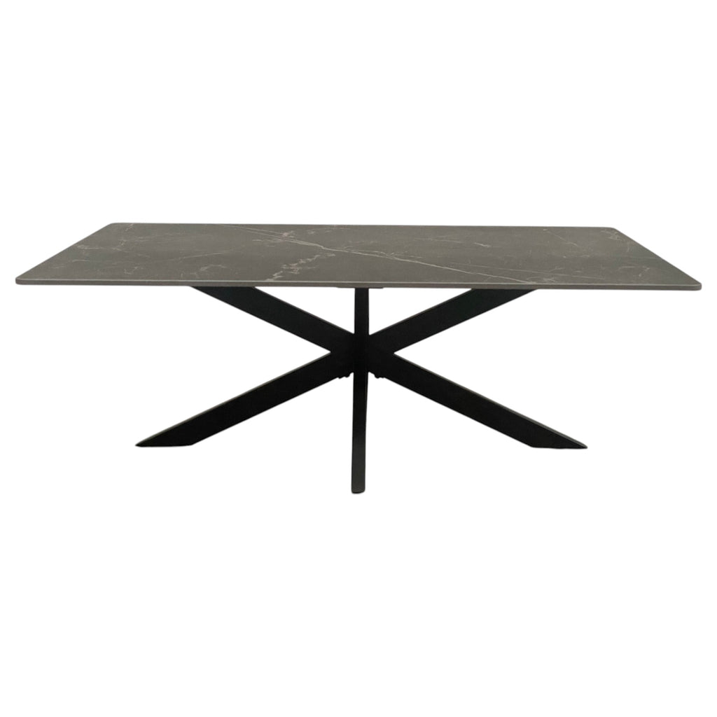 Table basse rectangle céramique coloris noir - RUFFEC