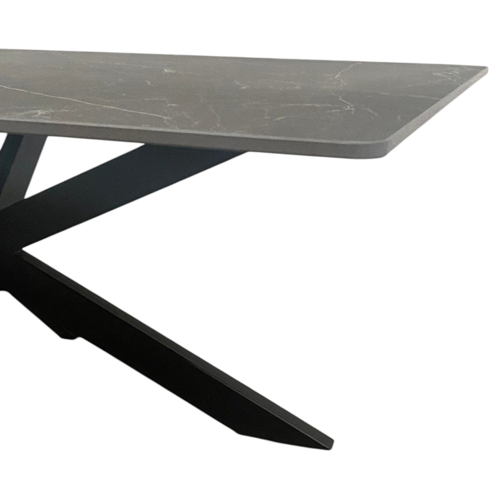 Table basse rectangle céramique coloris noir - RUFFEC