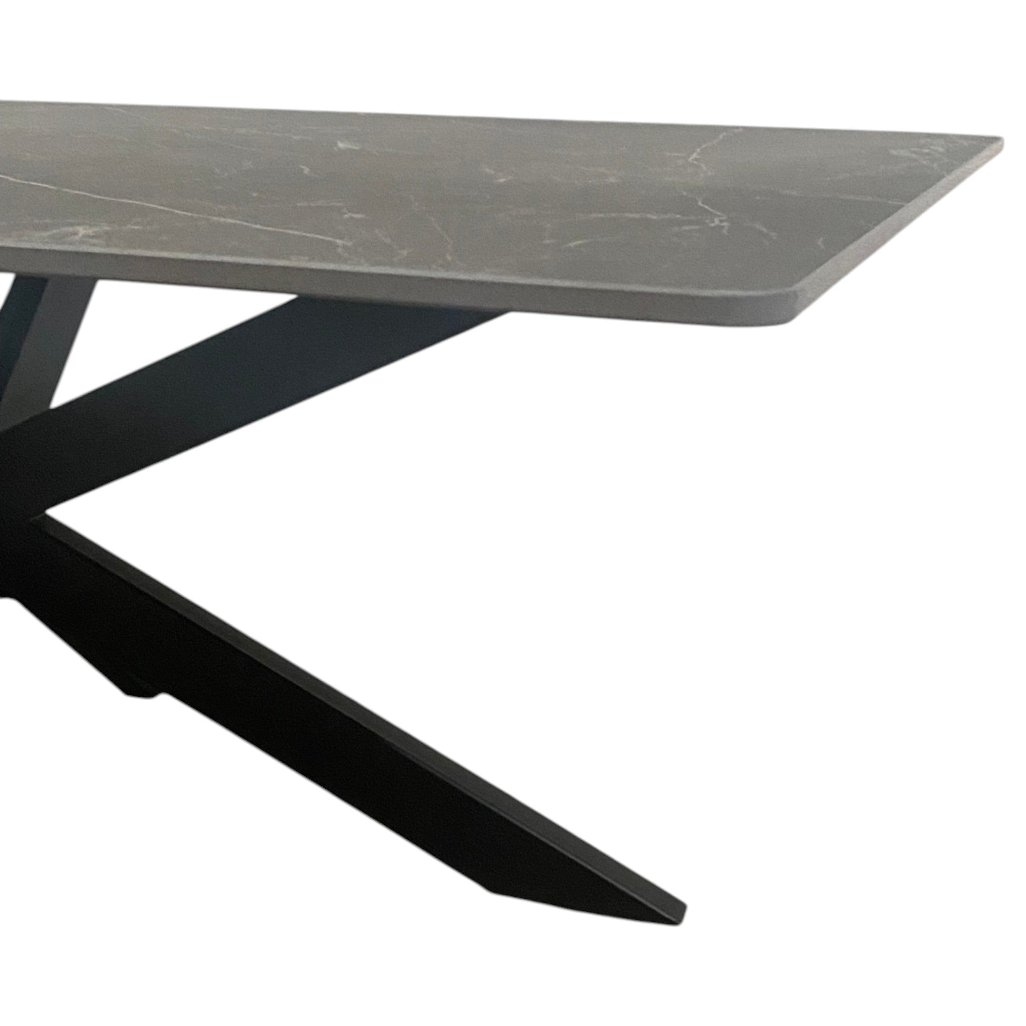 Table basse rectangle céramique coloris noir - RUFFEC