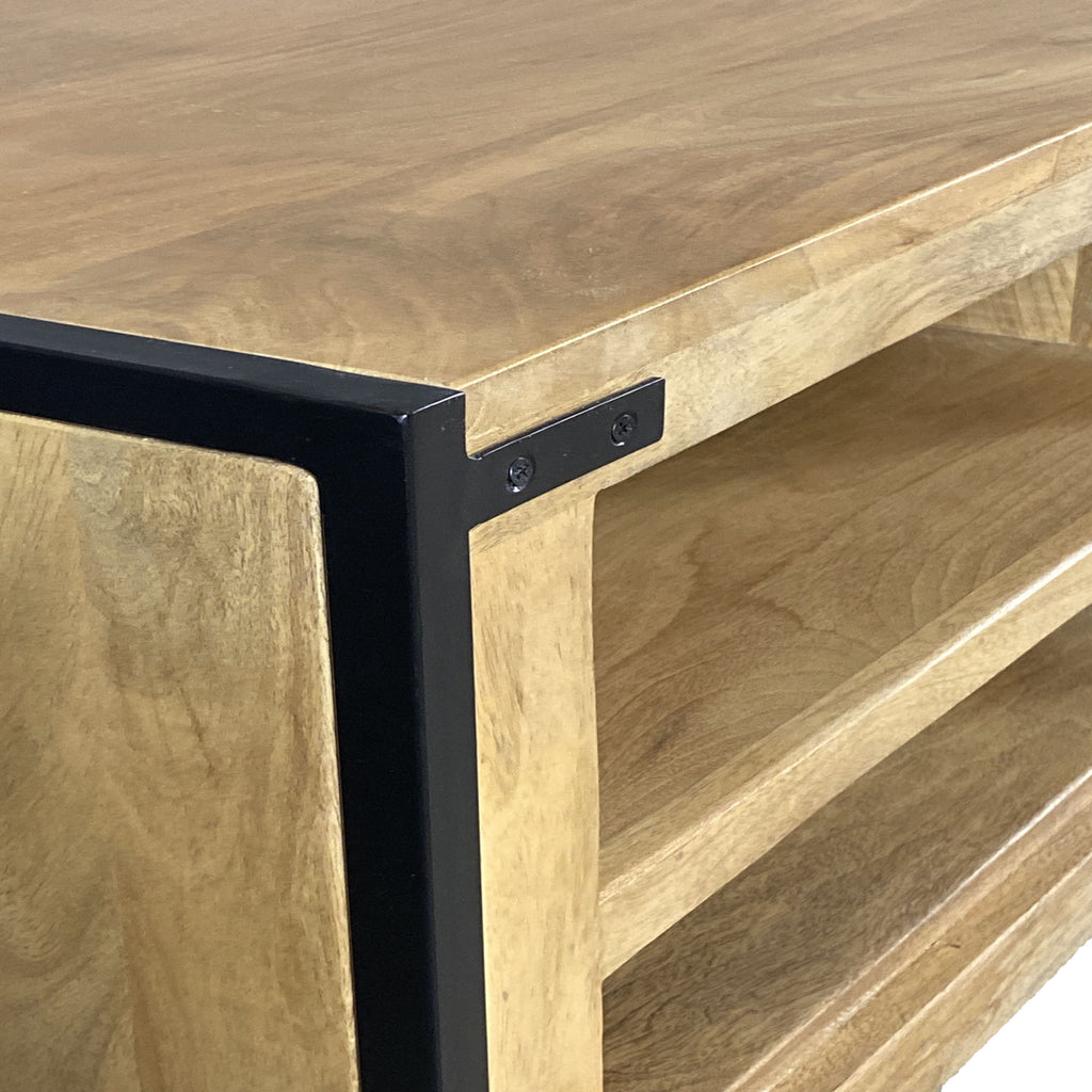 Meuble TV 160 cm en bois massif de manguier - WEST
