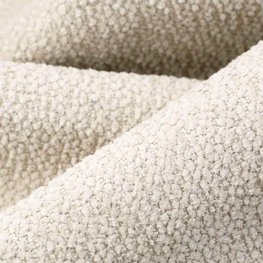 Canapé d'angle droit fixe HAVA tissu beige